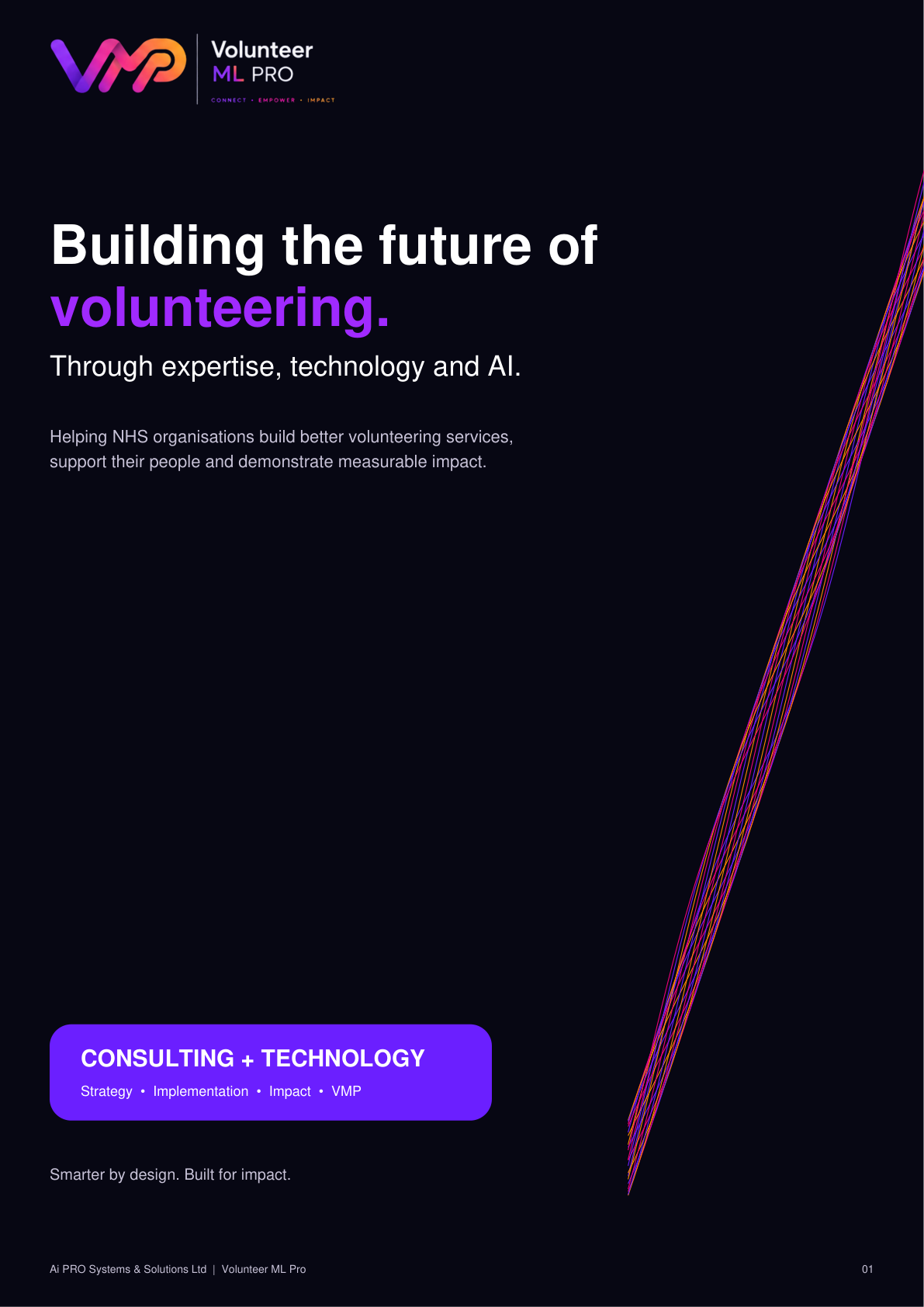 Volunteer ML Pro Consulting Brochure cover
